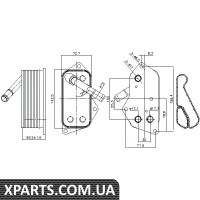 Радіатор масляний Nissens 90689