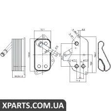 Радіатор масляний Nissens 90689