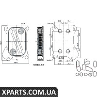 Радіатор масляний FIAT Nissens 90700