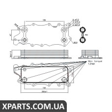 Радіатор масляний MERCEDES C-CLASS W 204 07-пр-во Nissens Nissens 90784