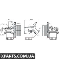 Охолоджувач мастила Nissens 90893