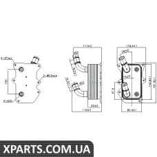 Охолоджувач мастила Nissens 90919