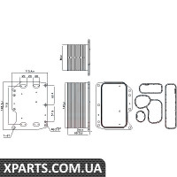 Радіатор масляний Nissens 90922