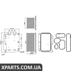 Радіатор масляний Nissens 90922