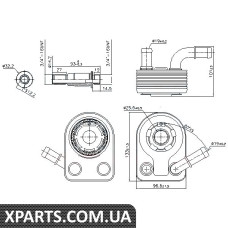 Охолоджувач мастила Nissens 90972