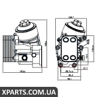 масляний радіатор, моторне масло Nissens 91154