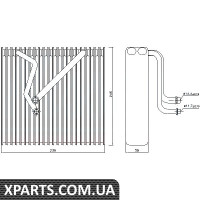Pадіатор охолодження NISSENS 92163