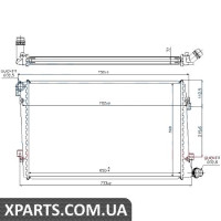 Радіатор Nissens 65292