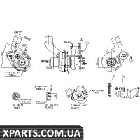 Турбіна RENAULT MASTER II 98-2.5 dCi пр-во Nissens Nissens 93020