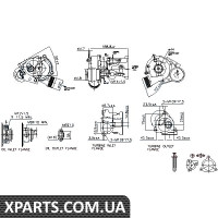 Турбіна SKODA SUPERB I 3U 02- 1.8 T пр-во Nissens Nissens 93021