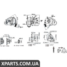 Турбіна SKODA SUPERB I 3U 02- 1.8 T пр-во Nissens Nissens 93021