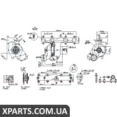 Турбіна VOLKSWAGEN MULTIVAN 7H 7E 03- 1.9 TDi пр-во Nissens Nissens 93032