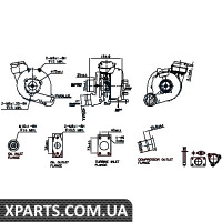 Турбіна SKODA SUPERB I 3U 02- 2.5 TDi пр-во Nissens Nissens 93173