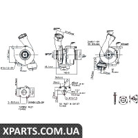 Турбина VOLKSWAGEN TRANSPORTER T5 7H 7E 03- 2.5 TDi пр-во Nissens Nissens 93176