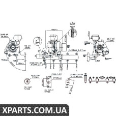 Турбіна SKODA SUPERB II 3T 08- 1.9 TDi пр-во Nissens Nissens 93181
