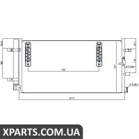 Радіатор кондиціонера AUDI A4 пр-во Nissens Nissens 940042