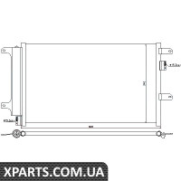 Радіатор кондиціонера Nissens 940141