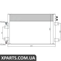 Радіатор кондиціонера Nissens 940151