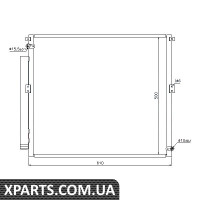 Радіатор кондиціонера TOYOTA LAND CRUISER PRADO J120 02-3.0 TD пр-во Nissens Nissens 940167