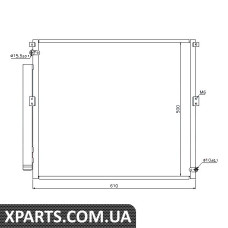 Радіатор кондиціонера TOYOTA LAND CRUISER PRADO J120 02-3.0 TD пр-во Nissens Nissens 940167
