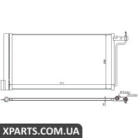 Радіатор кондиціонера Nissens 940181