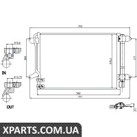 Радіатор кондиціонера Nissens 940238