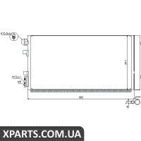 Радіатор кондиціонера Nissens 940259