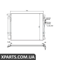 Радіатор кондиціонера Nissens 940272