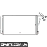 Конденсатор кондиціонера KIA HYUNDAI пр-во Nissens Nissens 940347
