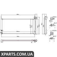 Радіатор кондиціонера Nissens 940361
