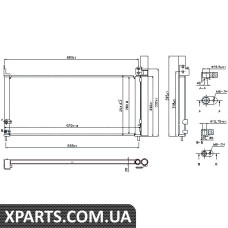 Радіатор кондиціонера Nissens 940361