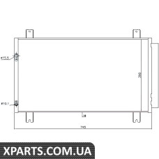 Конденсатор кондиціонера MITSUBISHI GRANDIS NA0 04- пр-во Nissens Nissens 940401