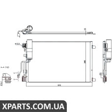 Радіатор кондиціонера Nissens 940417