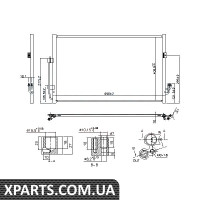 Конденсер кондиціонера Nissens 940556