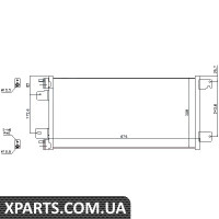 Радіатор кондиціонера Nissens 940701