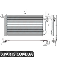 Радіатор охолодження Nissens 94604