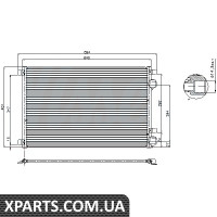 Радіатор кондиціонера Nissens 94626