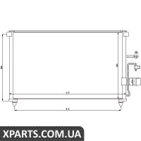 Радіатор кондиціонера Nissens 94639