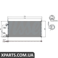 Радіатор FORD Transit Connect P65 P70 P80 пр-во Nissens Nissens 94664