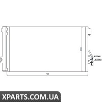 Конденсатор кондиціонера MERCEDES VITO II W 639 03 пр-во Nissens Nissens 94674