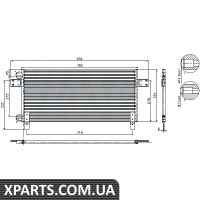 Радіатор кондиціонера Nissens 94681