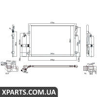Конденсатор кондиціонера DACIA LOGANI/RENAULT CLIO SYMBOL пр-во Nissens Nissens 94726