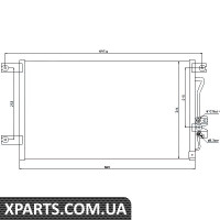 Радіатор кондиціонера Nissens 94790