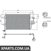 Радіатор кондиціонера Nissens 94838