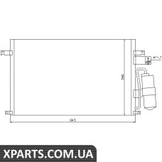 Радіатор кондиціонера CHEVROLET Epica V250 пр-во Nissens Nissens 94978