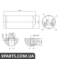 Осушувач DAEWOO LANOS 97- 13-16 пр-во Nissens Nissens 95139
