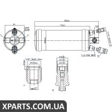 Фільтр-осушувач кондиціонера DAF Nissens 95344