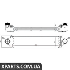 Интеркулер Nissens 96383