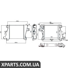 Интеркулер Nissens 96527