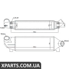 Интеркулер Nissens 96733